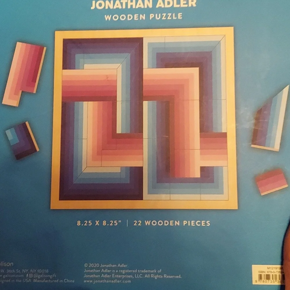 Hot Designer. Awesome Product. Ultra Artsy Lux Wood Puzzle By Jonathan Adler